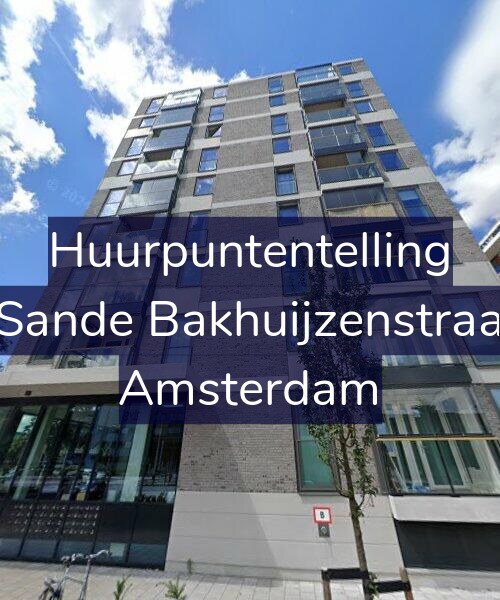 Foto gevel Huurpuntentelling voor Van de Sande Bakhuijzenstraat 2-K11, Amsterdam