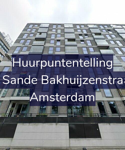 Foto gevel Huurpuntentelling voor Van de Sande Bakhuijzenstraat 2-E5, Amsterdam