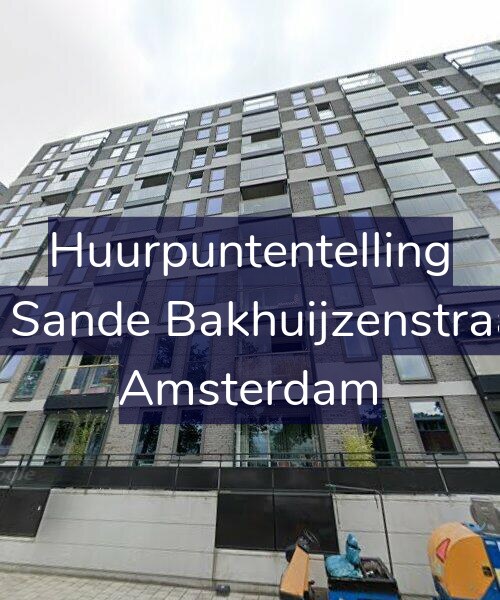 Foto gevel Huurpuntentelling voor Van de Sande Bakhuijzenstraat 2-F4, Amsterdam