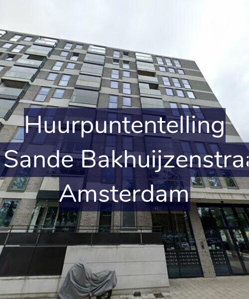 Foto gevel Huurpuntentelling voor Van de Sande Bakhuijzenstraat 2-B2, Amsterdam