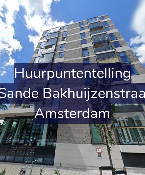 Foto gevel Huurpuntentelling voor Van de Sande Bakhuijzenstraat 2-B12, Amsterdam