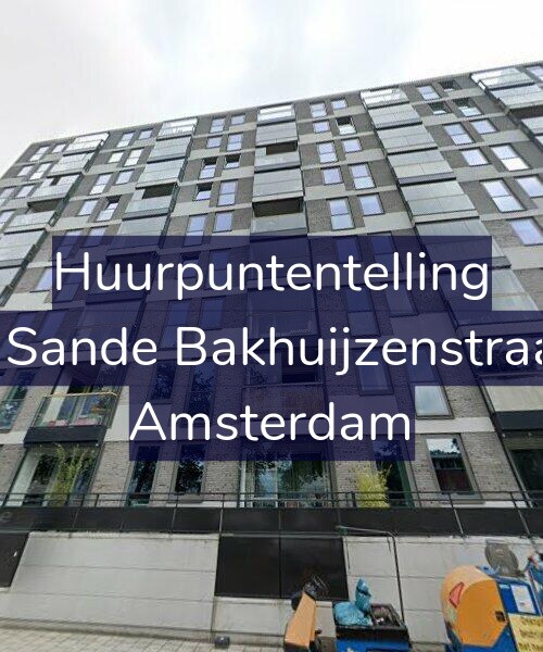 Foto gevel Huurpuntentelling voor Van de Sande Bakhuijzenstraat 2-D9, Amsterdam