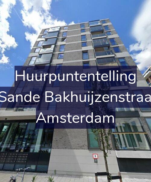 Foto gevel Huurpuntentelling voor Van de Sande Bakhuijzenstraat 2-B11, Amsterdam