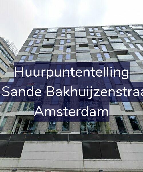 Foto gevel Huurpuntentelling voor Van de Sande Bakhuijzenstraat 2-H8, Amsterdam