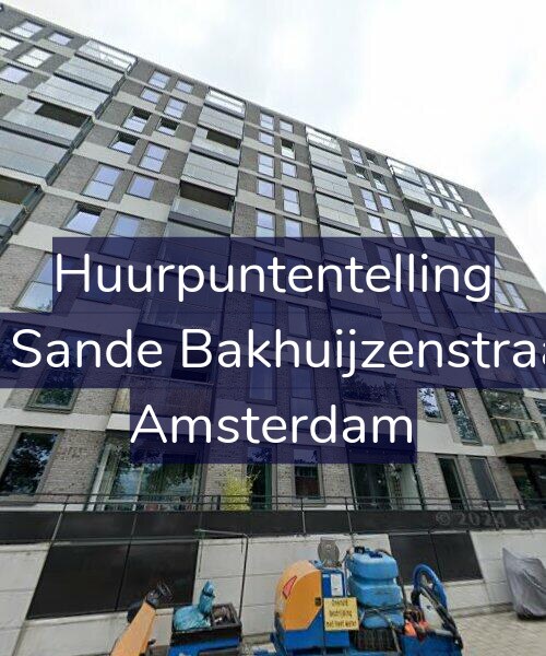 Foto gevel Huurpuntentelling voor Van de Sande Bakhuijzenstraat 2-E3, Amsterdam