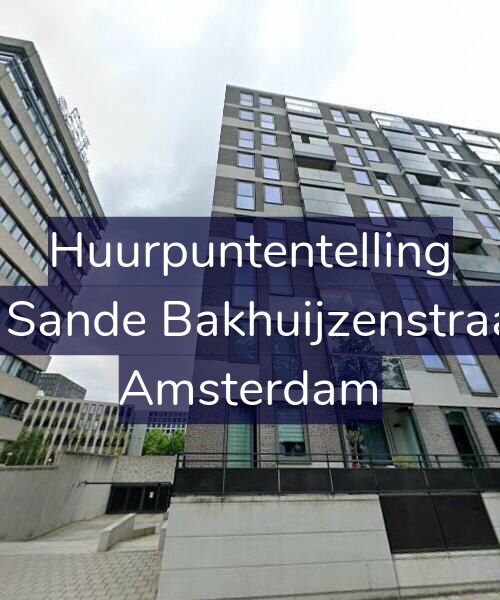 Foto gevel Huurpuntentelling voor Van de Sande Bakhuijzenstraat 2-A5, Amsterdam