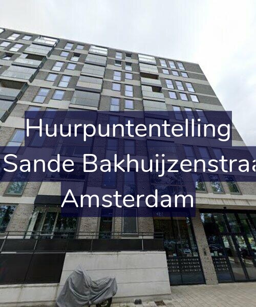 Foto gevel Huurpuntentelling voor Van de Sande Bakhuijzenstraat 2-D2, Amsterdam