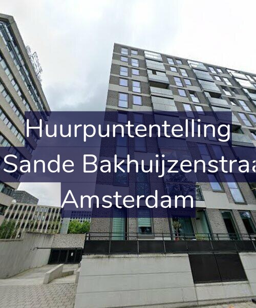 Foto gevel Huurpuntentelling voor Van de Sande Bakhuijzenstraat 2-D7, Amsterdam