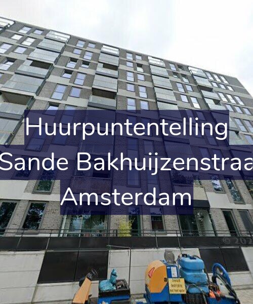 Foto gevel Huurpuntentelling voor Van de Sande Bakhuijzenstraat 2-F10, Amsterdam