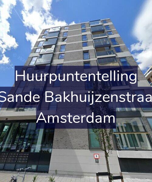 Foto gevel Huurpuntentelling voor Van de Sande Bakhuijzenstraat 2-G12, Amsterdam