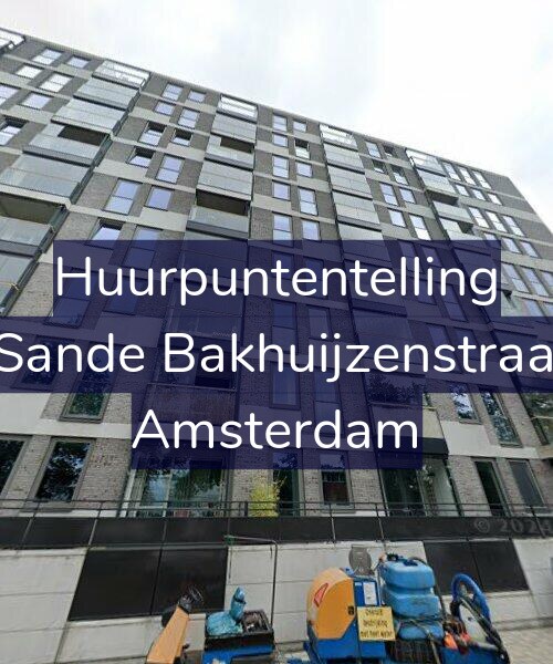 Foto gevel Huurpuntentelling voor Van de Sande Bakhuijzenstraat 2-G10, Amsterdam