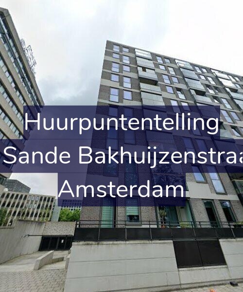Foto gevel Huurpuntentelling voor Van de Sande Bakhuijzenstraat 2-D6, Amsterdam