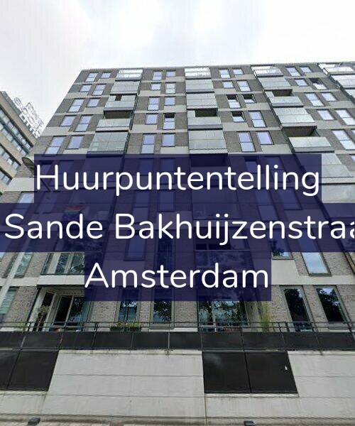 Foto gevel Huurpuntentelling voor Van de Sande Bakhuijzenstraat 2-H5, Amsterdam