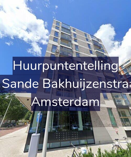 Foto gevel Huurpuntentelling voor Van de Sande Bakhuijzenstraat 2-C1, Amsterdam