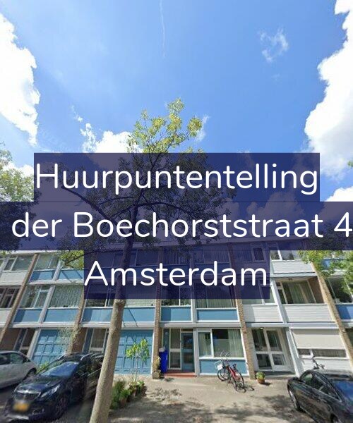 Foto gevel Huurpuntentelling voor Van der Boechorststraat 46-A, Amsterdam