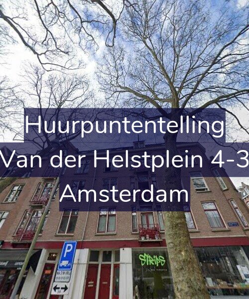 Foto gevel Huurpuntentelling voor Van der Helstplein 4-3, Amsterdam