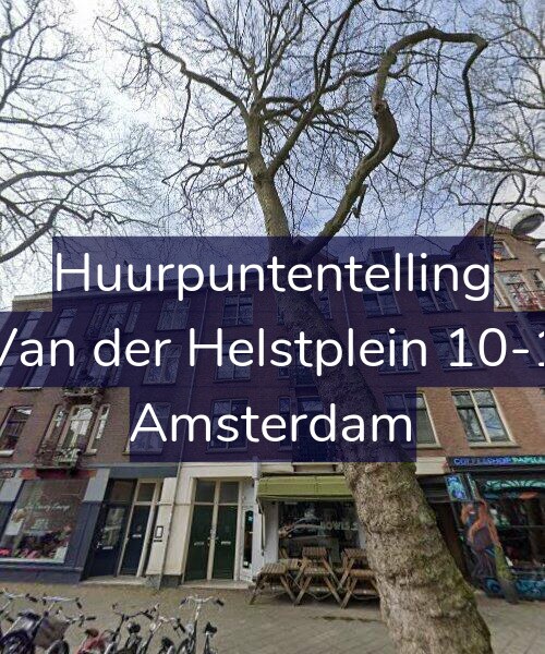 Foto gevel Huurpuntentelling voor Van der Helstplein 10-1, Amsterdam