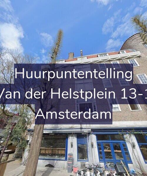 Foto gevel Huurpuntentelling voor Van der Helstplein 13-1, Amsterdam