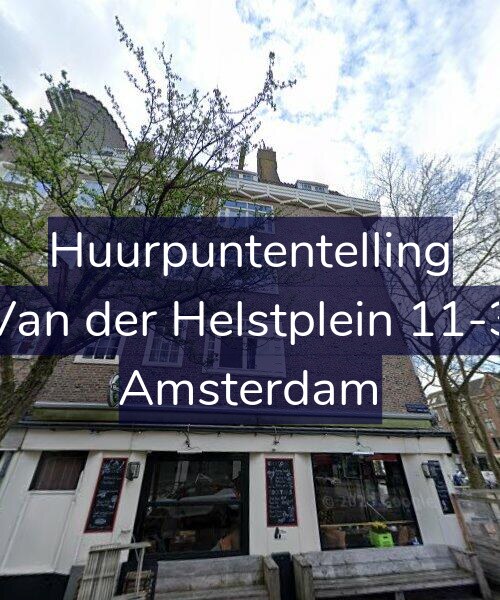 Foto gevel Huurpuntentelling voor Van der Helstplein 11-3, Amsterdam