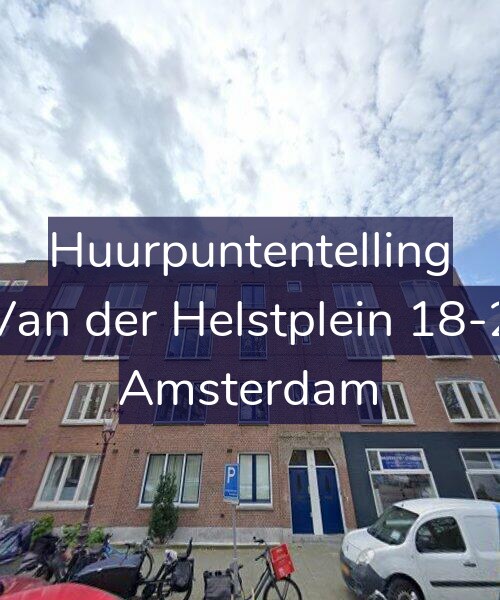 Foto gevel Huurpuntentelling voor Van der Helstplein 18-2, Amsterdam