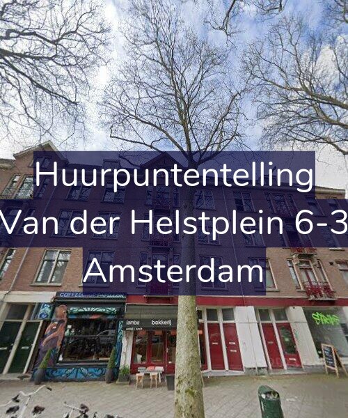 Foto gevel Huurpuntentelling voor Van der Helstplein 6-3, Amsterdam