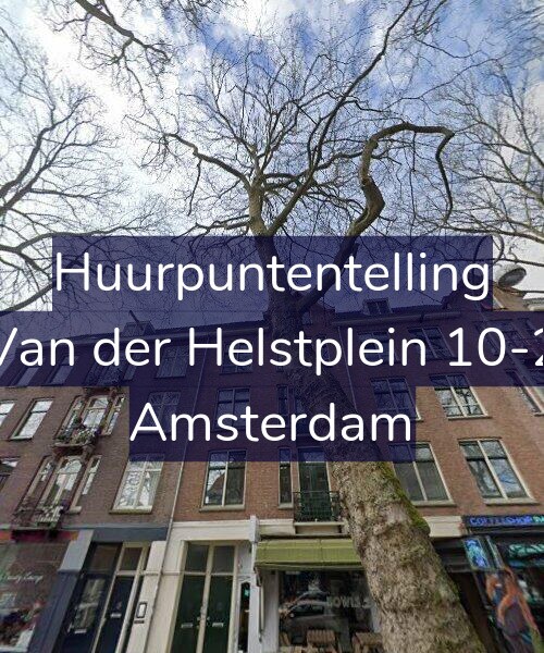 Foto gevel Huurpuntentelling voor Van der Helstplein 10-2, Amsterdam