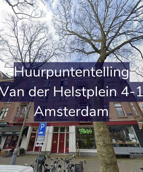 Foto gevel Huurpuntentelling voor Van der Helstplein 4-1, Amsterdam