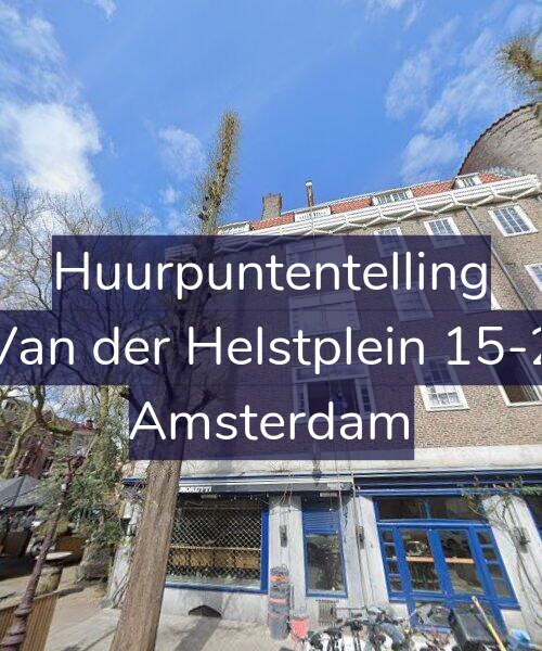 Foto gevel Huurpuntentelling voor Van der Helstplein 15-2, Amsterdam