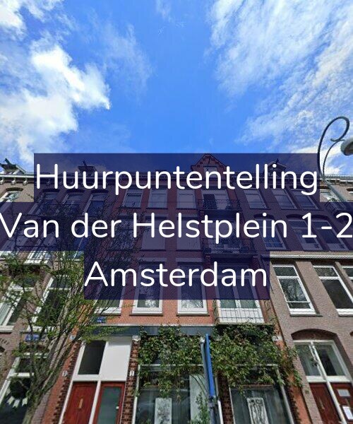 Foto gevel Huurpuntentelling voor Van der Helstplein 1-2, Amsterdam