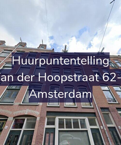 Foto gevel Huurpuntentelling voor Van der Hoopstraat 62-3, Amsterdam