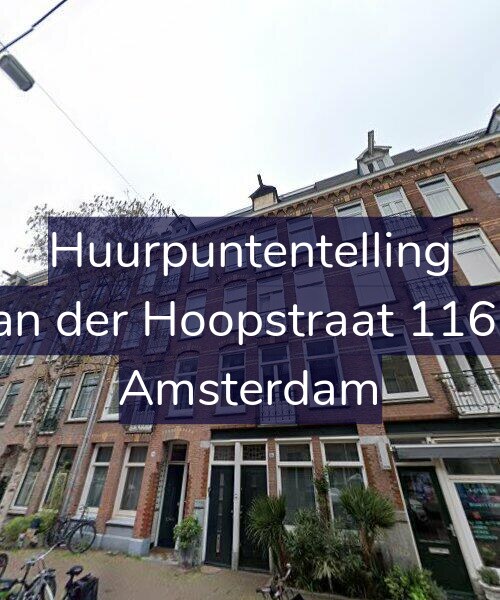 Foto gevel Huurpuntentelling voor Van der Hoopstraat 116-2, Amsterdam