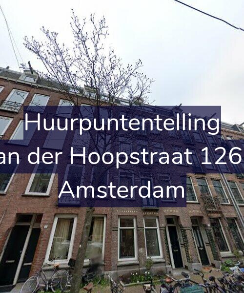 Foto gevel Huurpuntentelling voor Van der Hoopstraat 126-3, Amsterdam