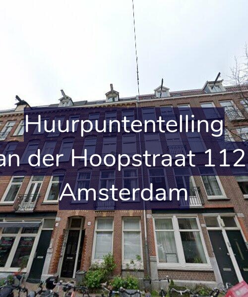 Foto gevel Huurpuntentelling voor Van der Hoopstraat 112-1, Amsterdam