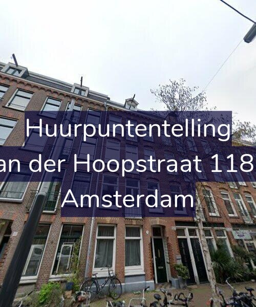 Foto gevel Huurpuntentelling voor Van der Hoopstraat 118-2, Amsterdam