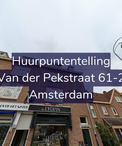 Foto gevel Huurpuntentelling voor Van der Pekstraat 61-2, Amsterdam