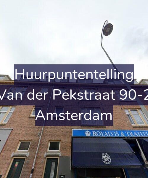 Foto gevel Huurpuntentelling voor Van der Pekstraat 90-2, Amsterdam