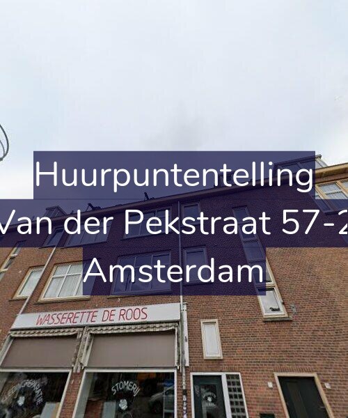 Foto gevel Huurpuntentelling voor Van der Pekstraat 57-2, Amsterdam
