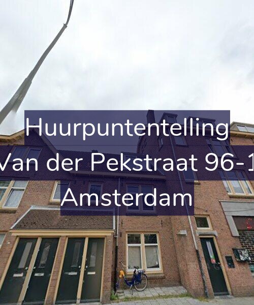 Foto gevel Huurpuntentelling voor Van der Pekstraat 96-1, Amsterdam