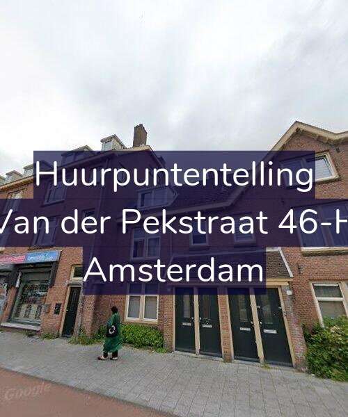 Foto gevel Huurpuntentelling voor Van der Pekstraat 46-H, Amsterdam