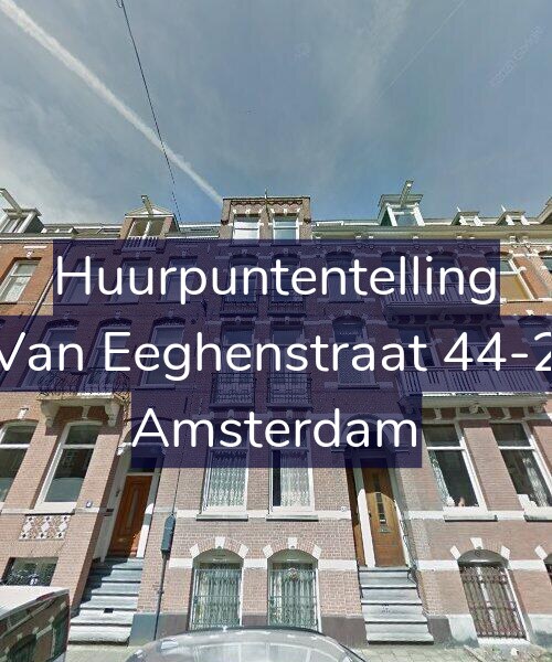 Foto gevel Huurpuntentelling voor Van Eeghenstraat 44-2, Amsterdam
