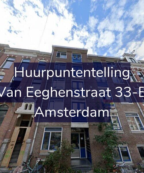 Foto gevel Huurpuntentelling voor Van Eeghenstraat 33-B, Amsterdam