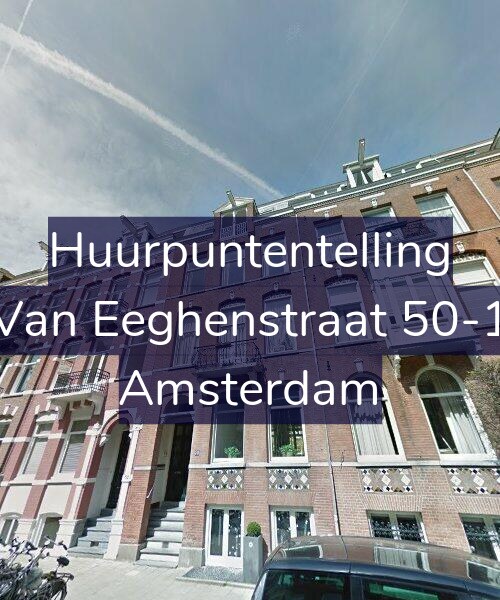 Foto gevel Huurpuntentelling voor Van Eeghenstraat 50-1, Amsterdam