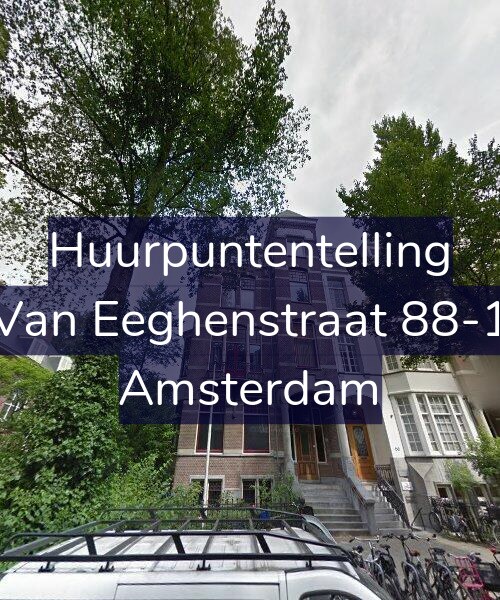 Foto gevel Huurpuntentelling voor Van Eeghenstraat 88-1, Amsterdam