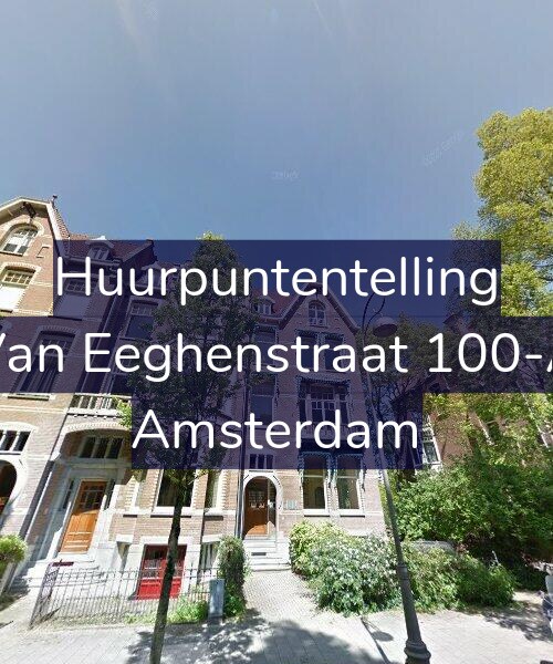 Foto gevel Huurpuntentelling voor Van Eeghenstraat 100-A, Amsterdam
