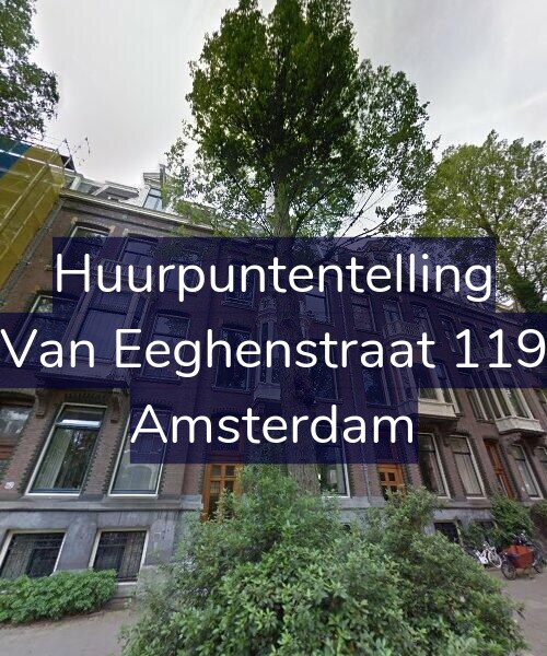 Foto gevel Huurpuntentelling voor Van Eeghenstraat 119, Amsterdam