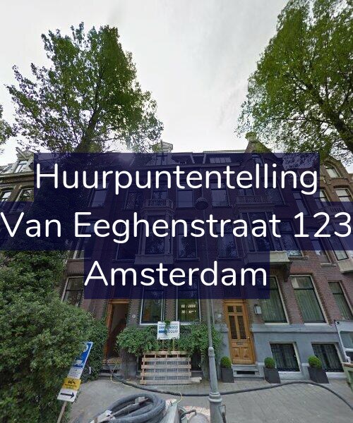 Foto gevel Huurpuntentelling voor Van Eeghenstraat 123, Amsterdam