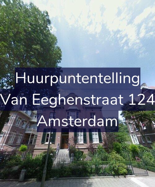 Foto gevel Huurpuntentelling voor Van Eeghenstraat 124, Amsterdam