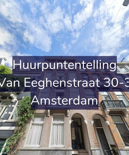 Foto gevel Huurpuntentelling voor Van Eeghenstraat 30-3, Amsterdam