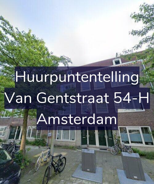 Foto gevel Huurpuntentelling voor Van Gentstraat 54-H, Amsterdam