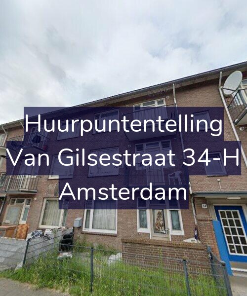Foto gevel Huurpuntentelling voor Van Gilsestraat 34-H, Amsterdam